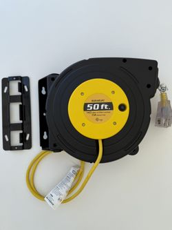 Retractable Electric Power Cord Reel