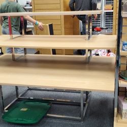 Tiered Retail Display Shelving