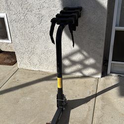 Bike rack for a hitch