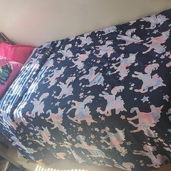 twin size bed x2 and mattress x2