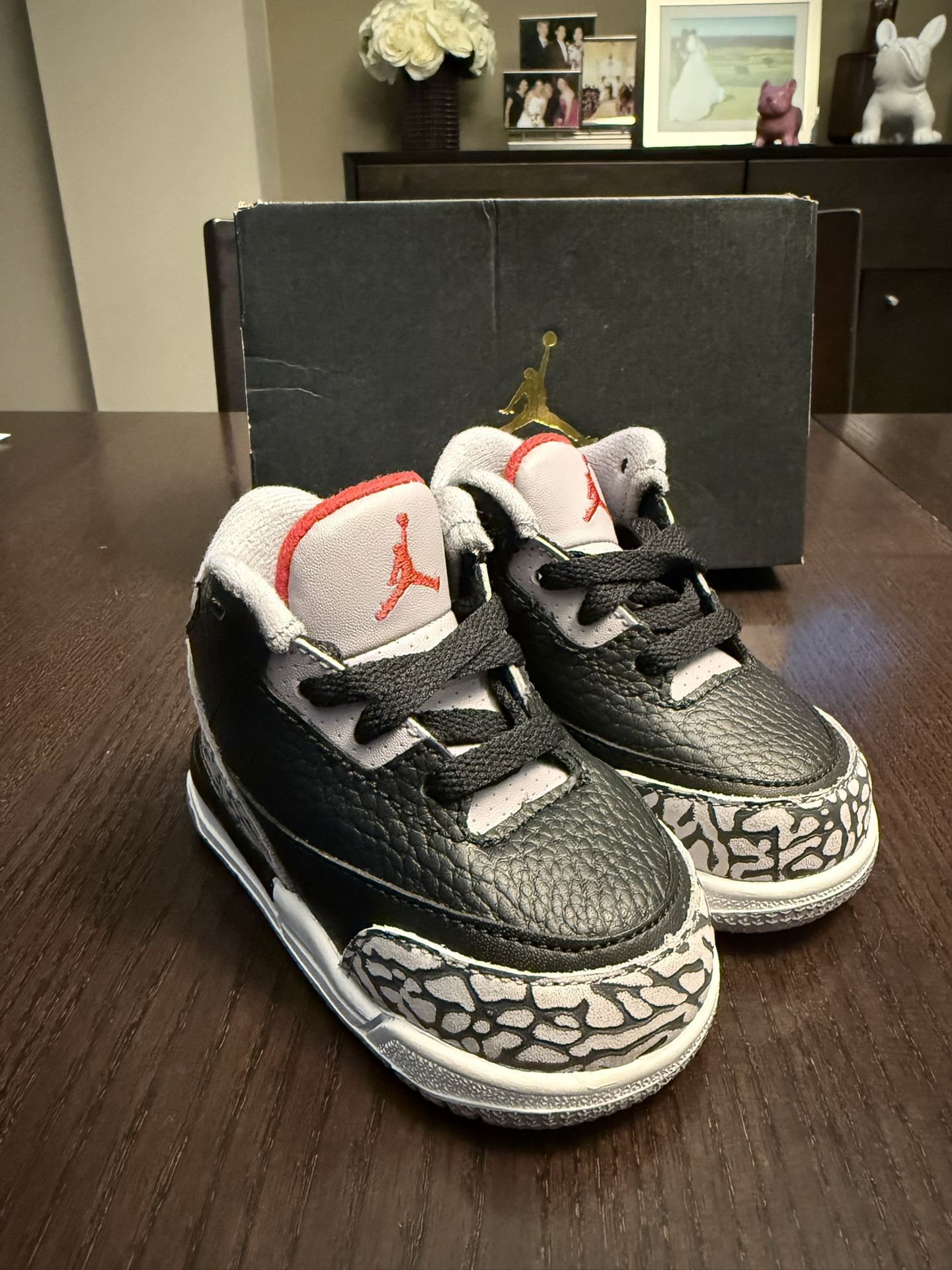 Jordan 3 Black Cement In Box 
