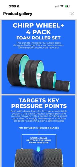 Chirp massage wheels