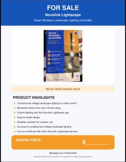Novolink Lightscape Smart Wireless Lighting Controller