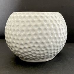 Ceramic Golf Ball Plant Pot Planter Sports Decor
