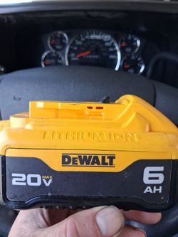 Dewalt 6 amp battery