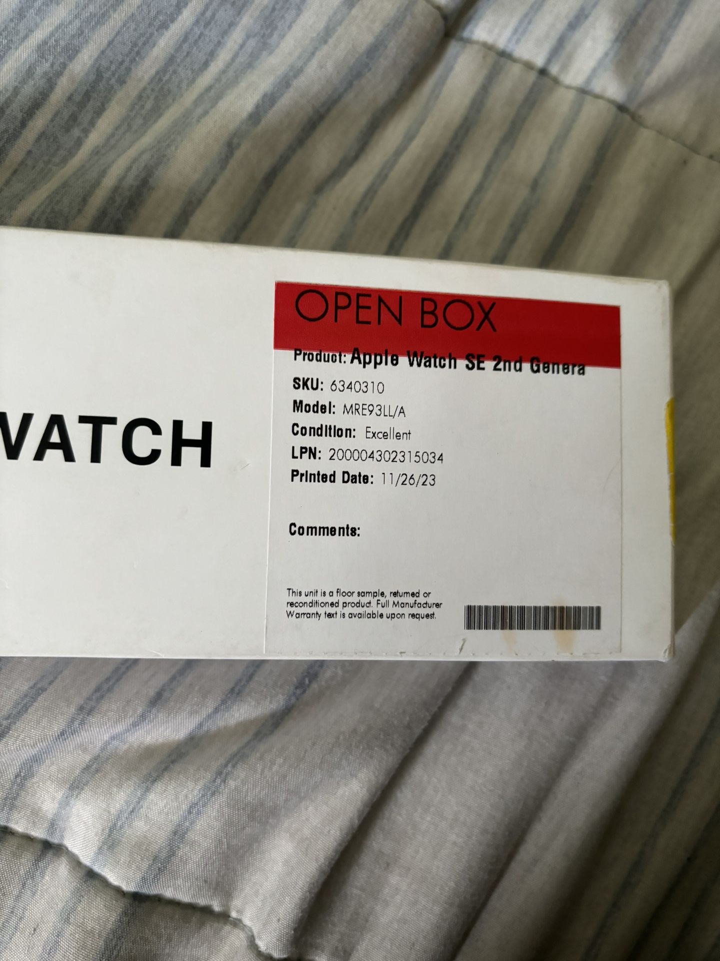 Apple Watch SE 2nd Gen 