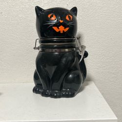 Black Cat Cookie Jar