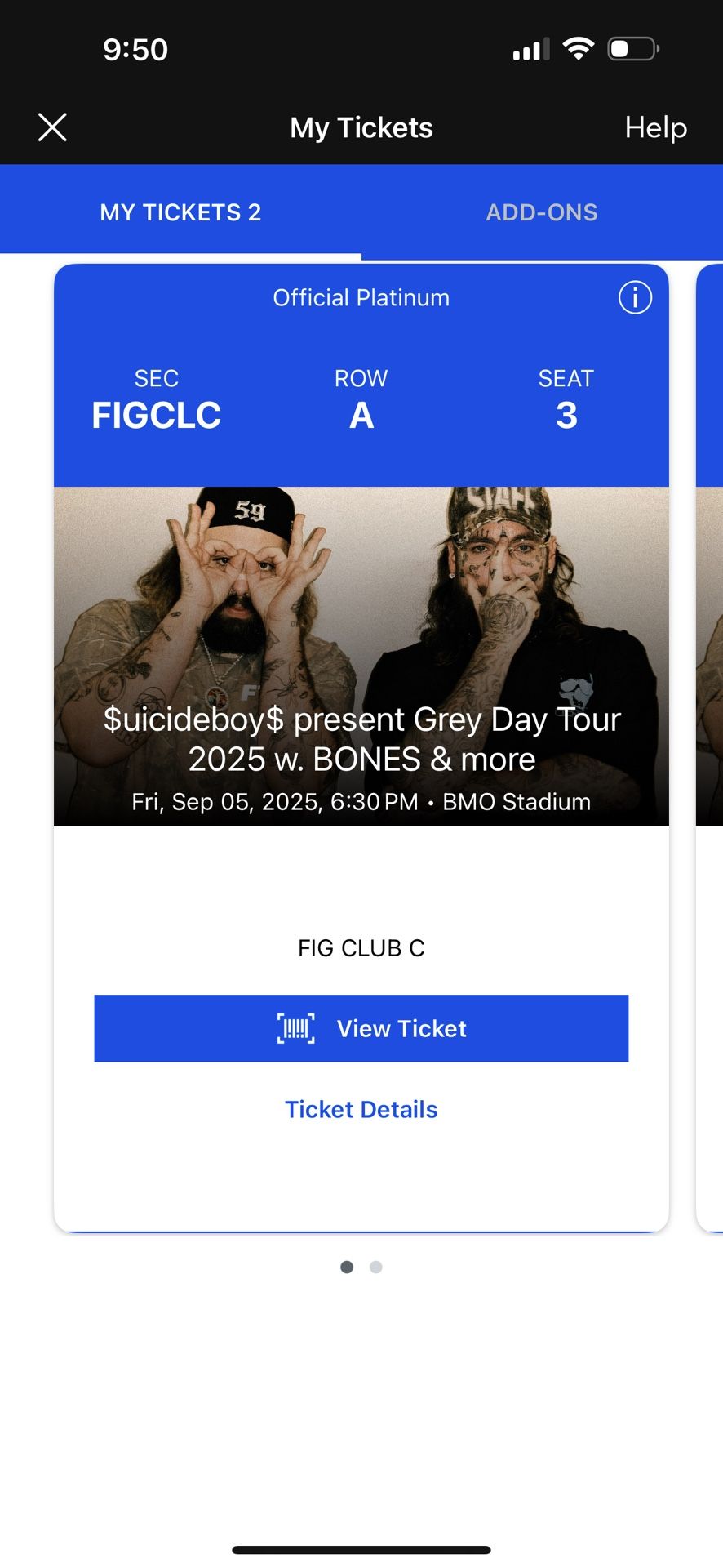 $uicideboy$ Two Tickets