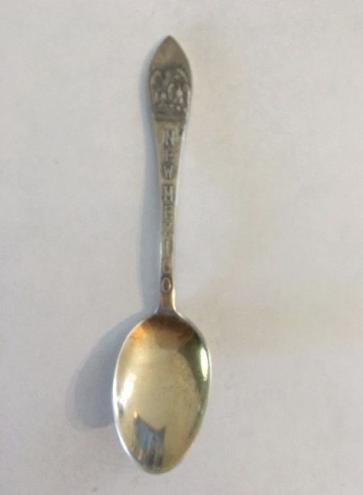 Vintage State Of New Mexico Sterling Silver Souvenir Spoon