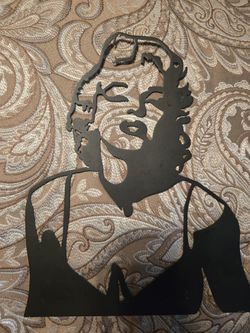 Marilyn Monroe metal wall art
