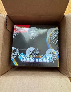 Pokemon TCG Mega Evolution Chaos Rising BOOSTER DISPLAY BOX (36 packs) in hand