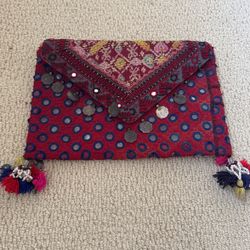  Bohemian Vintage Embroidered Clutch