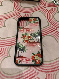 Wildflower Pink Beach Scene