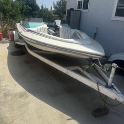 1977 Mirage Jet Boat Project With Trailer 