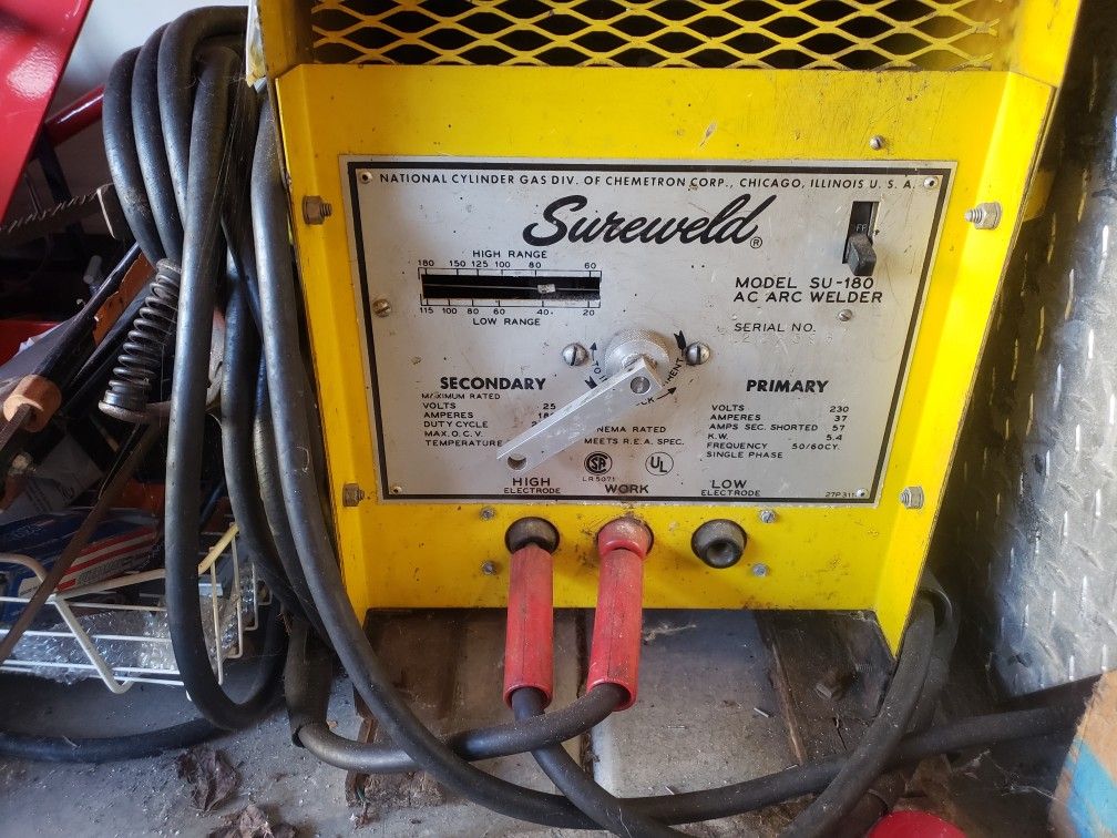 Sureweld su180 arc welder