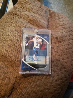 Gabriel Davis Rookie Autograph Card 