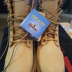 8" Steel Toe WATERPROOF MEN  CHIPPEWA WORKBOOT 