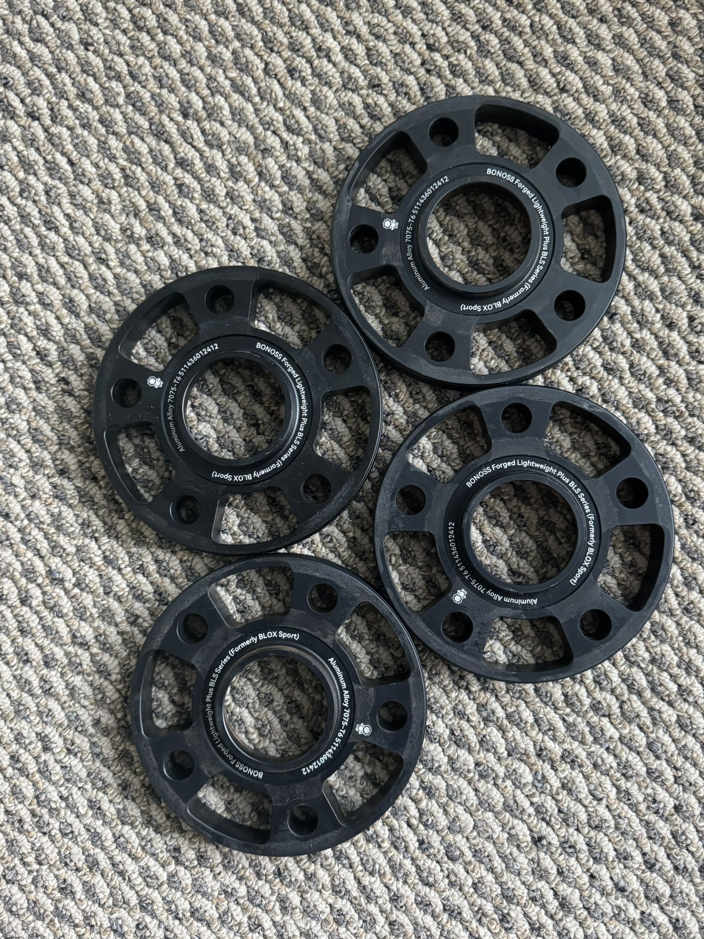 BONOSS Forged Lightweight Plus 2023-2025 Lexus IS Wheel Spacers 5x114.3 Hubcentric Aluminum 7075-T6