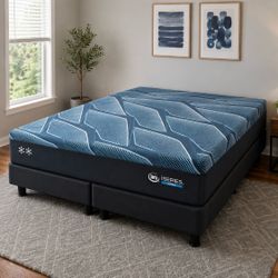King Size Mattress Serta iSeries Hybrid 12” Medium Cooling Technology Premium Comfort Factory Fresh & Sealed in Plastic Same Day Delivery