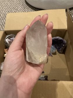 Chunky Clear Quartz Crystal  Point