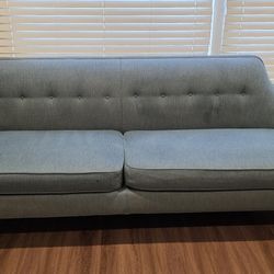 Crate & Barrel Mid-Century Modern Sofa, Couch, Loveseat