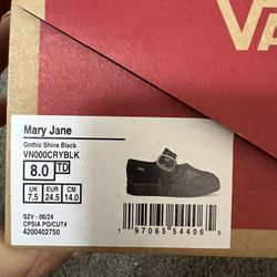 Girl Toddler Mary Jane Vans 8c