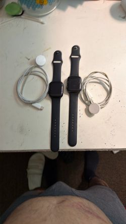 Two Apple watches