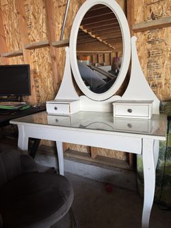 Vanity With Mirror Makeup Mirror Vanity