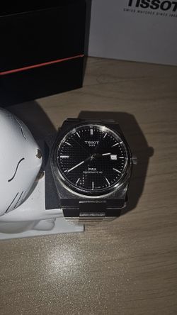 Tissot PRX Powermatic 80 Automatic Black Dial Stainless Steel Watch, 39.5mm