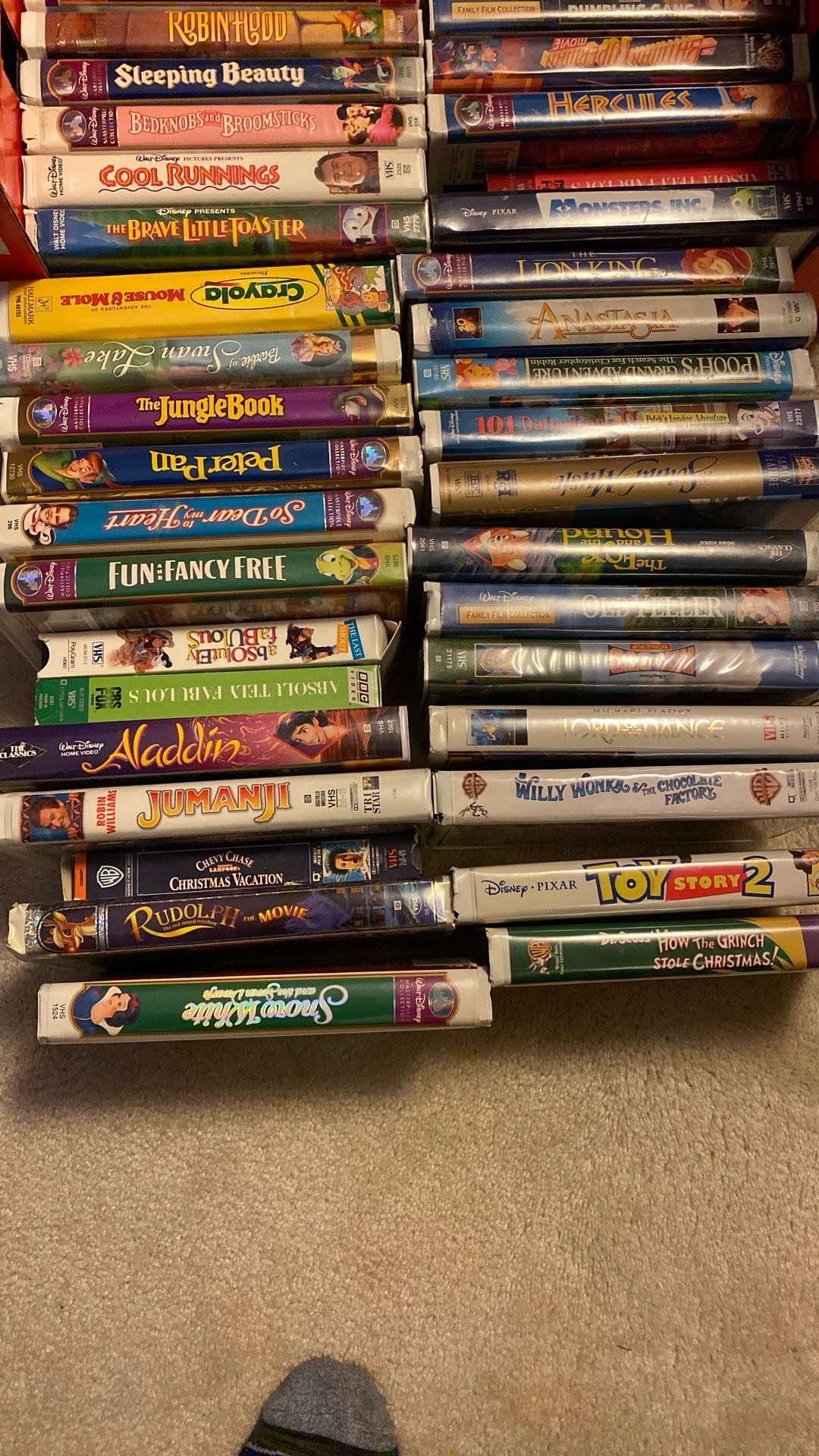 VHS Tapes $5 Each