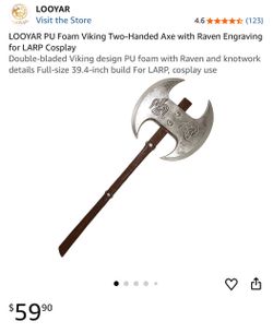 Halloween Foam Cosplay Viking Axe