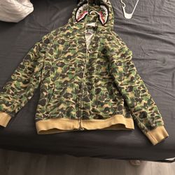 Green Camo Bape Used 