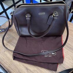 Medium Brown coach purse