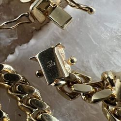 Solid Gold Cuban Length Chain