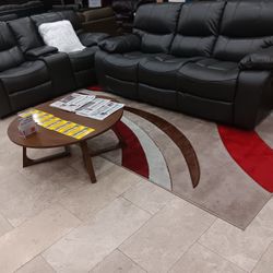 *Now Available!!!*---Sleek Madrid Gray Leather Reclining Sofa/Loveseat Sets---Delivery And Financing Available🤭