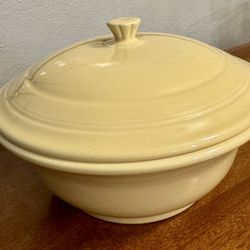 Fiestaware Casserole Dish With Lid