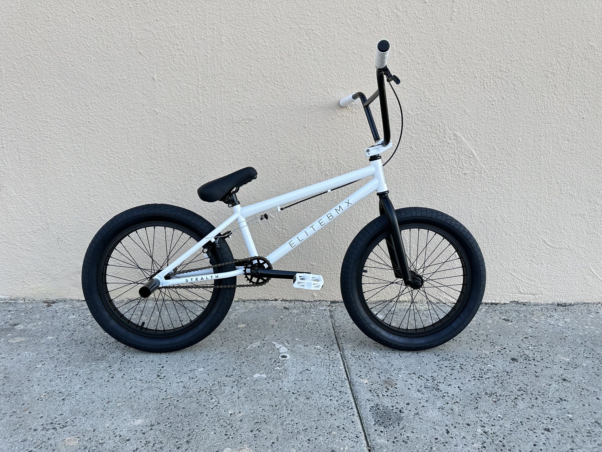 Brand New Elite Stealth-Black 20 BMX Bike