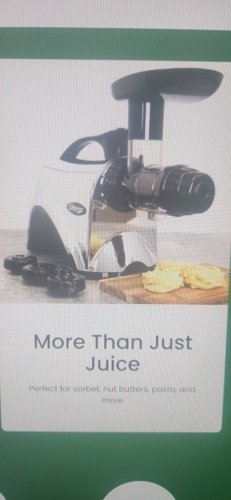 Omega Juicer, Pasta Maker
