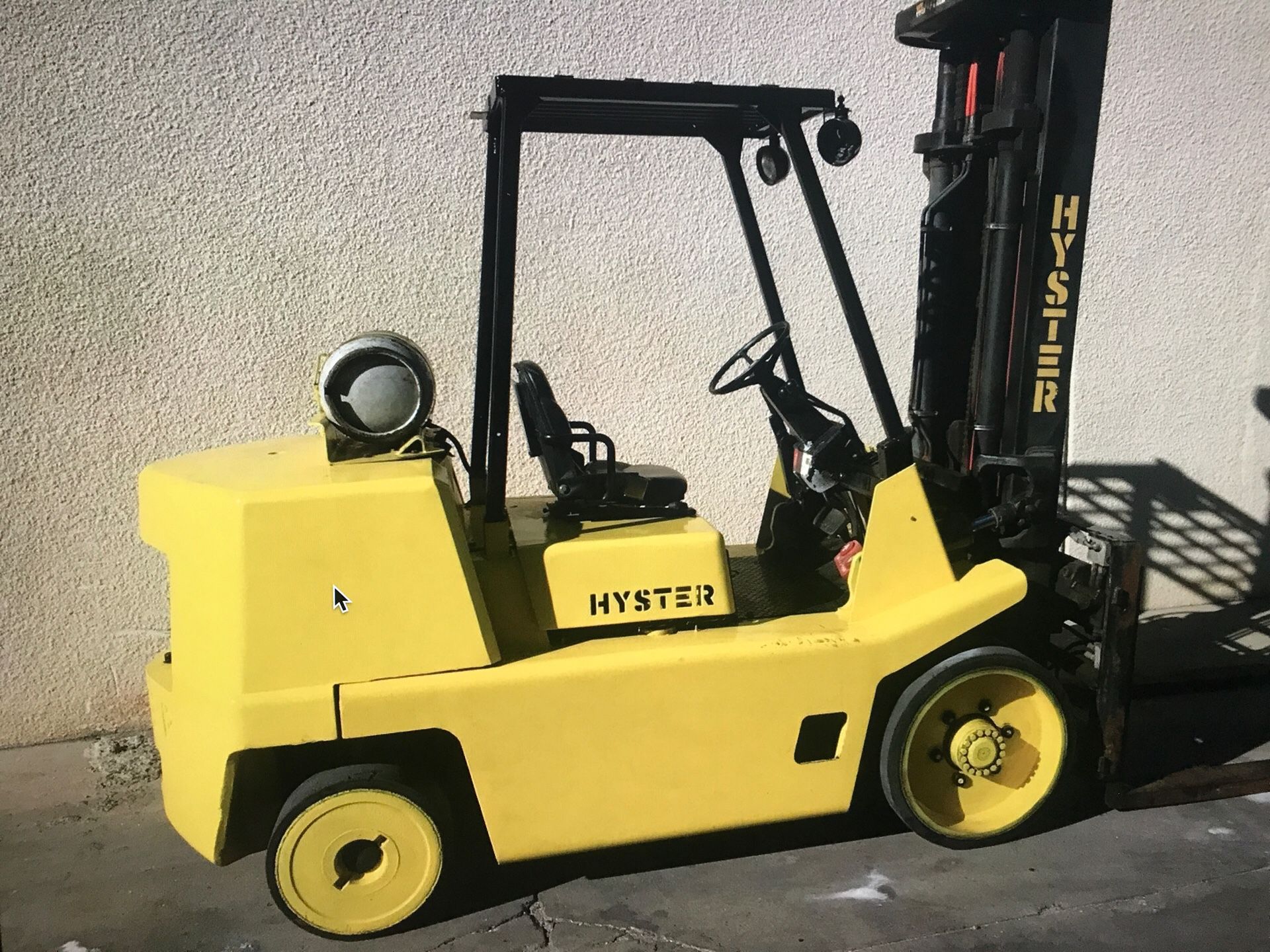 HYSTER Forklift S 135 XL with 5 Forks ,swing Shift , and Fork Positions