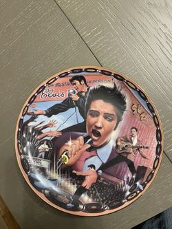 Elvis Collectable Plate & Stamps Available 