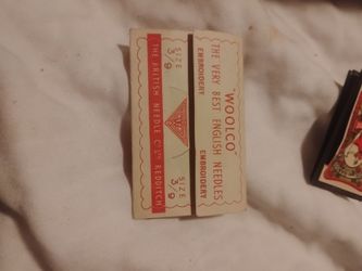 Woolco English needles