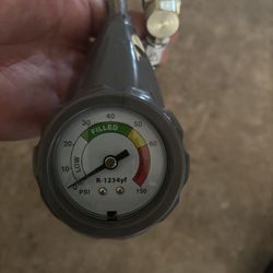 R-1234yf Recharge Hose And Gauge 
