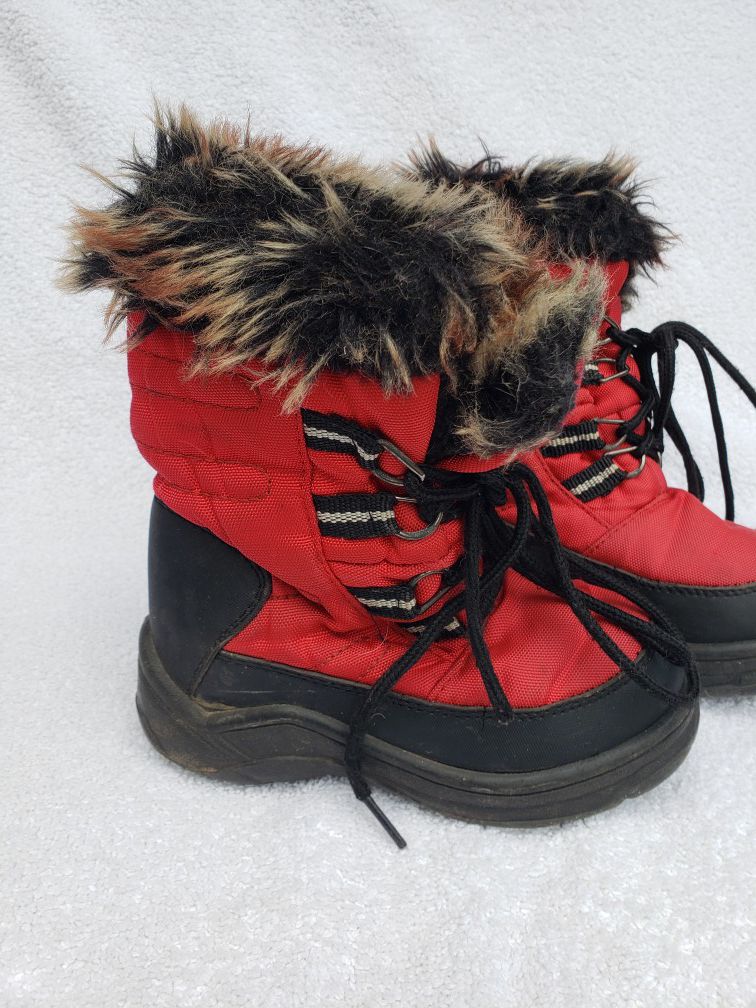 Snow winter boots kids size 8
