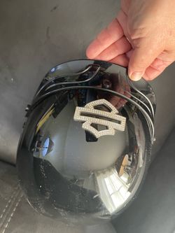 Harley Davidson Bling Skyline Half Helmet -Sz LG