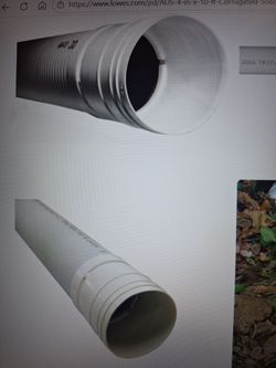 ADS 4 In X 10Ft Triplewall Solid Drain Pipe