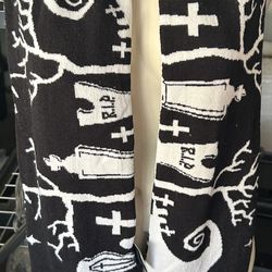 Disney Nightmare Before Christmas Graveyard Scarf Jack Skellington as is