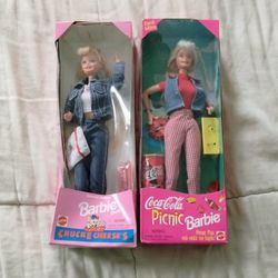Chucke Cheese Barbie Doll/Coca Cola Barbie Doll 