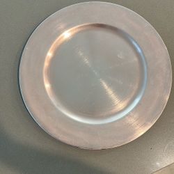 Rose Gold Charger Plates 