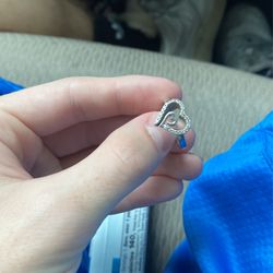 Sterling Silver Heart Size 5 1/2