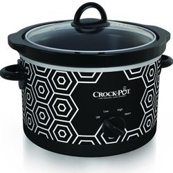 4.5-Quart Round Manual Slow Cooker serves 4-5+ people High/Low cook settings, and convenient Warm setting Crock-Pot features removable, dishwasher-saf